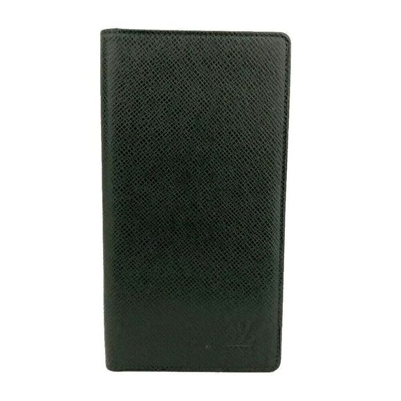 Louis Vuitton Taiga Porte Valeurs Cartes Credit Leather Long Wallet/3AE3175 - Picture 1 of 8